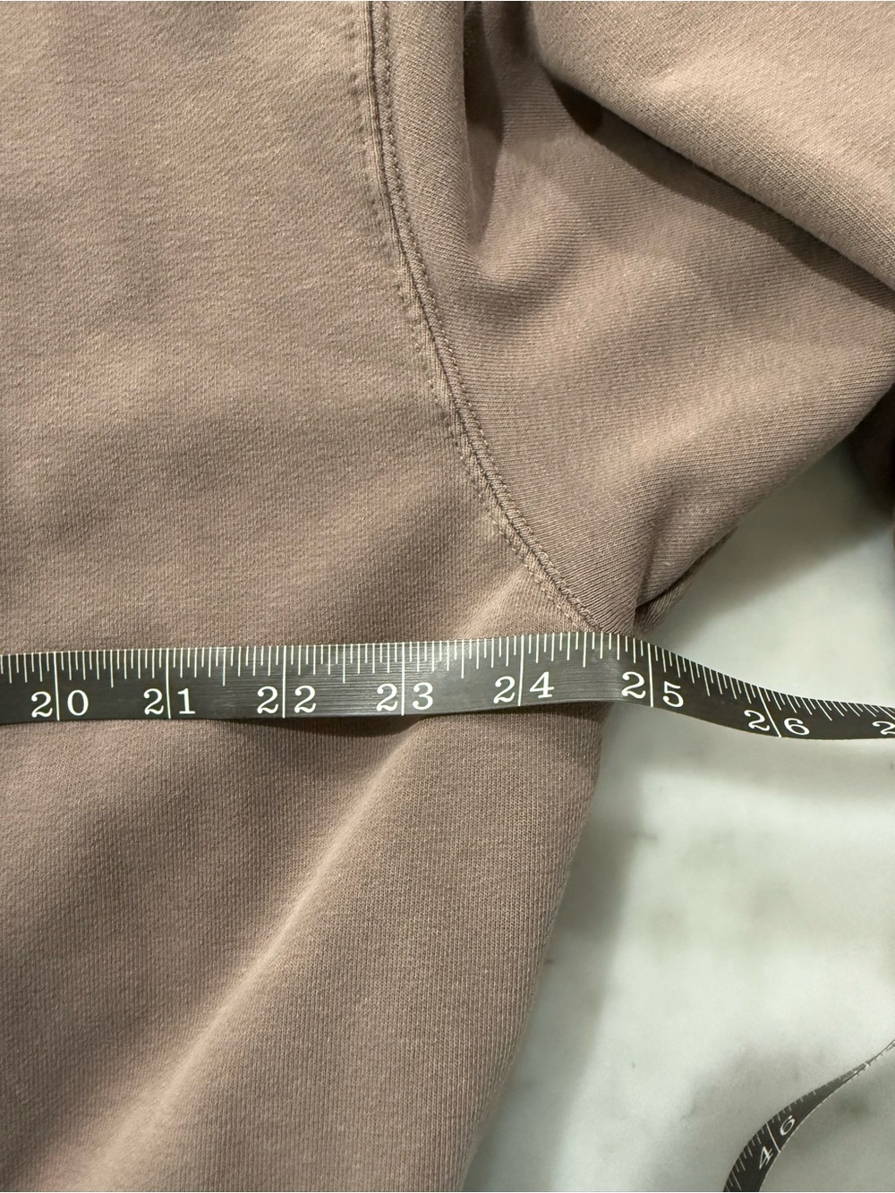 JoyLab Oversized Cropped Sweatshirt Taupe Brown XL Boxy Crewneck - Picture 5 of 6